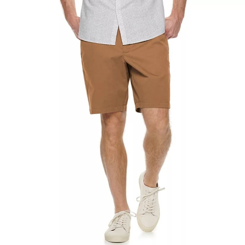 Marc Anthony Luxury Slim Fit Flat Front Khaki-Size 40-NWT - Picture 1 of 1
